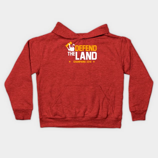 defend the land Kids Hoodie by upcs